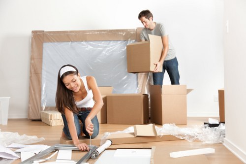 Transparent storage pricing illustration for a Hanwell home move