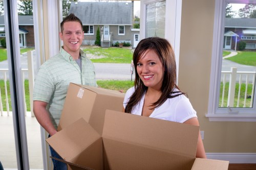 Business inventory stored safely in a Hanwell unit