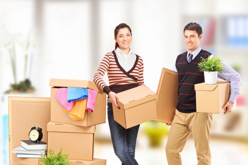 Local removals team planning a move and storage arrangement in Hanwell